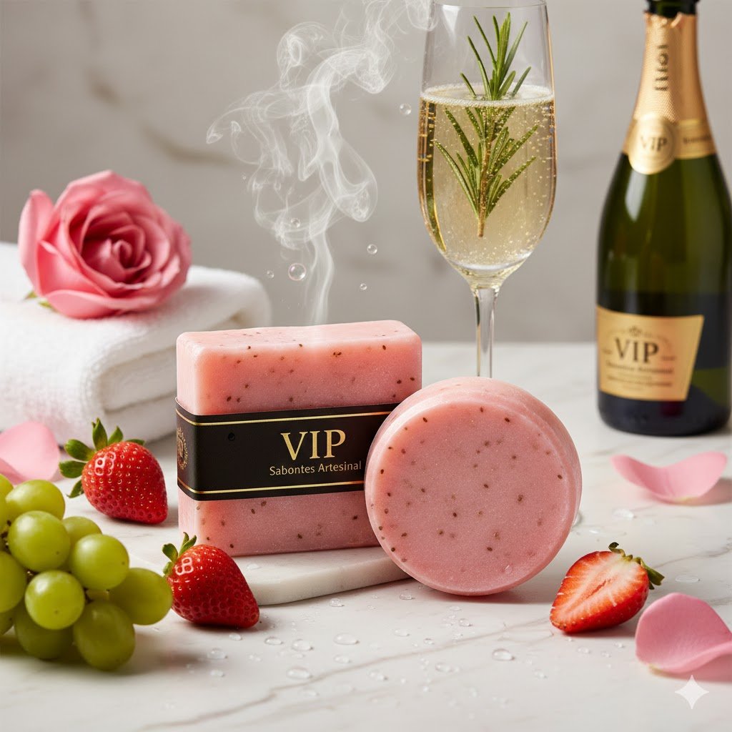 Sabonete Morango com Champagne